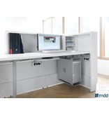 MDD MDD Linea modulaire balie met lage aanbouw