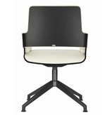 Thonet Thonet S 847 D fauteuil in leer