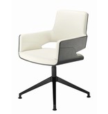 Thonet Thonet S 847 D fauteuil in leer