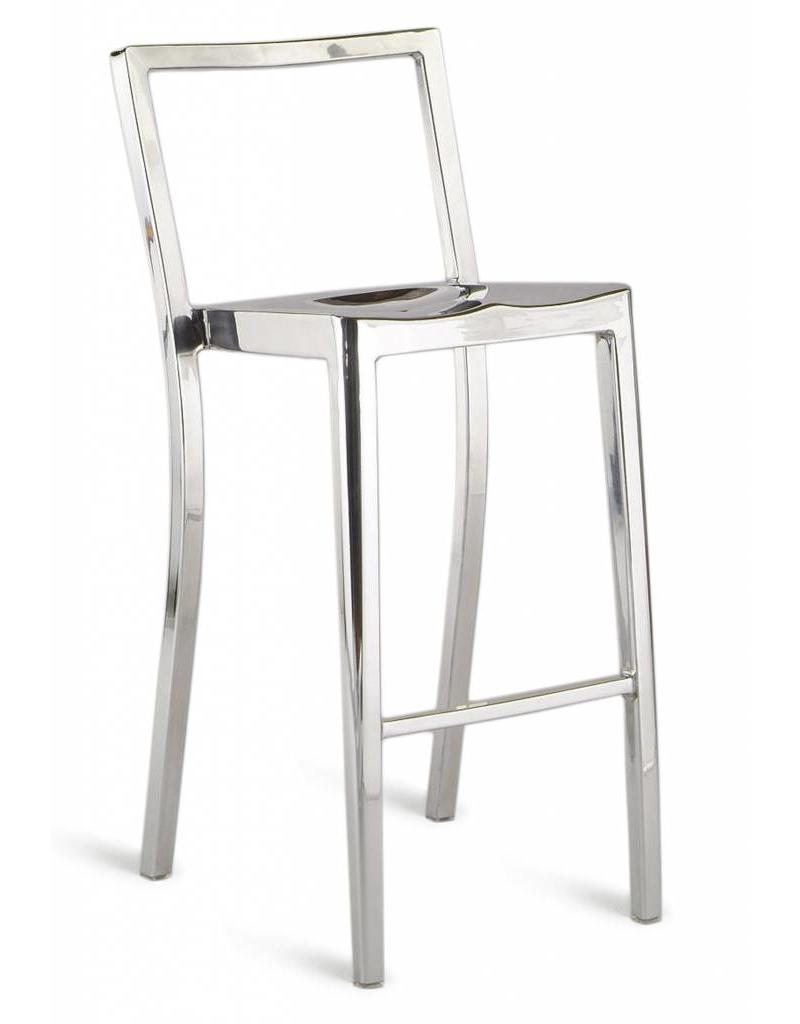 Emeco Emeco Icon barkruk met rugleuning van Philippe Starck