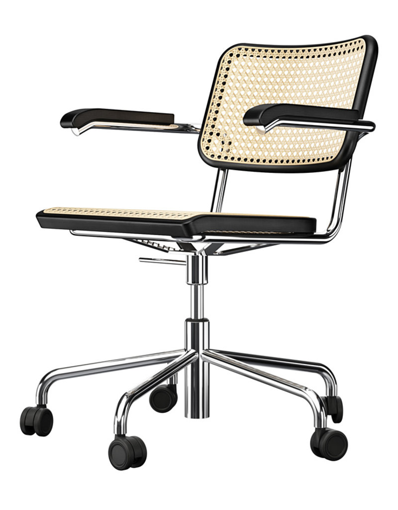 Thonet Thonet S 64 VDR bureaustoel rieten bespanning