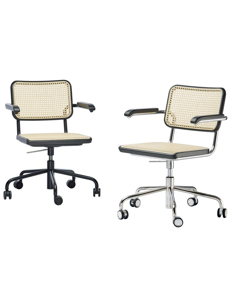 Thonet Thonet S 64 VDR bureaustoel rieten bespanning
