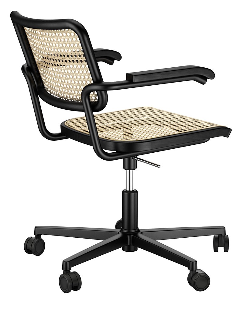 Thonet Thonet S 64 VDR bureaustoel rieten bespanning