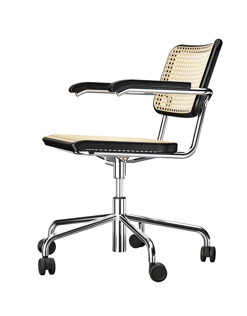 Thonet Thonet S 64 VDR bureaustoel rieten bespanning