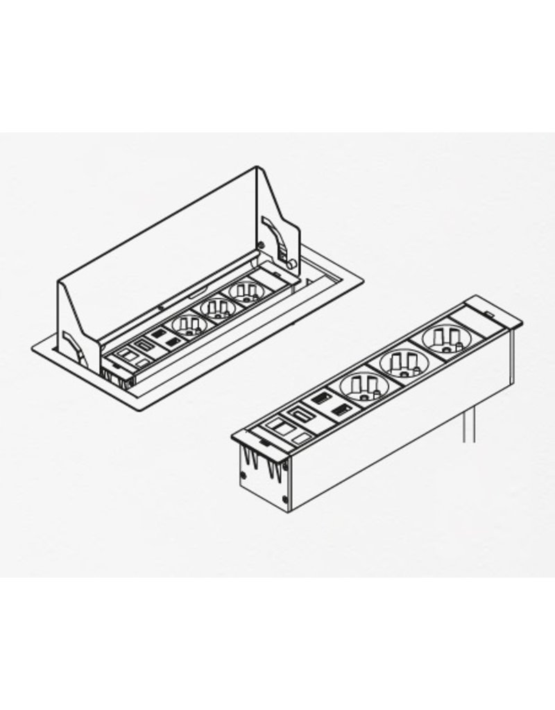 Ondarreta Ondarreta Bob hoge tafel met HPL blad