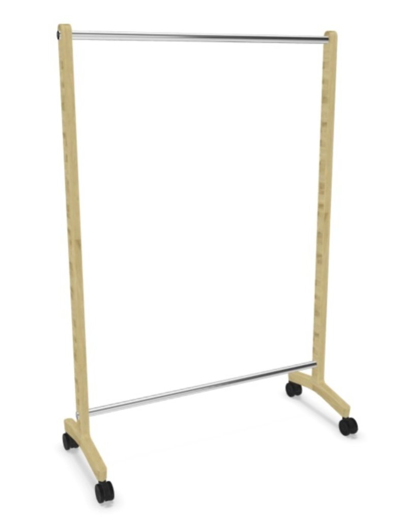 Cascando Cascando Round20 Single verrijdbare houten garderobe