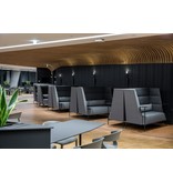 Kastel Kastel Kendo akoestische bank met hoge rugleuning