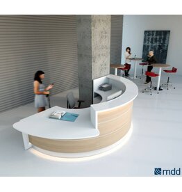 MDD MDD Valde gebogen receptiebalies
