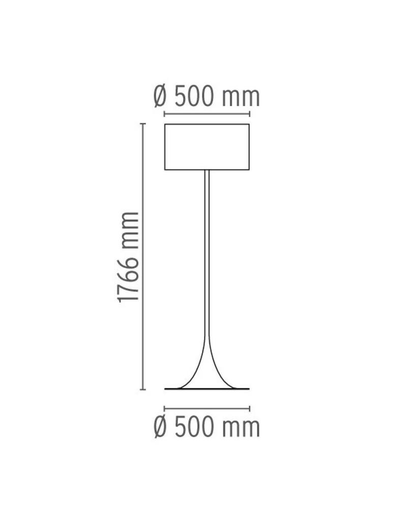 Flos Flos Spun Light F staande lamp / vloerlamp Ø50cm