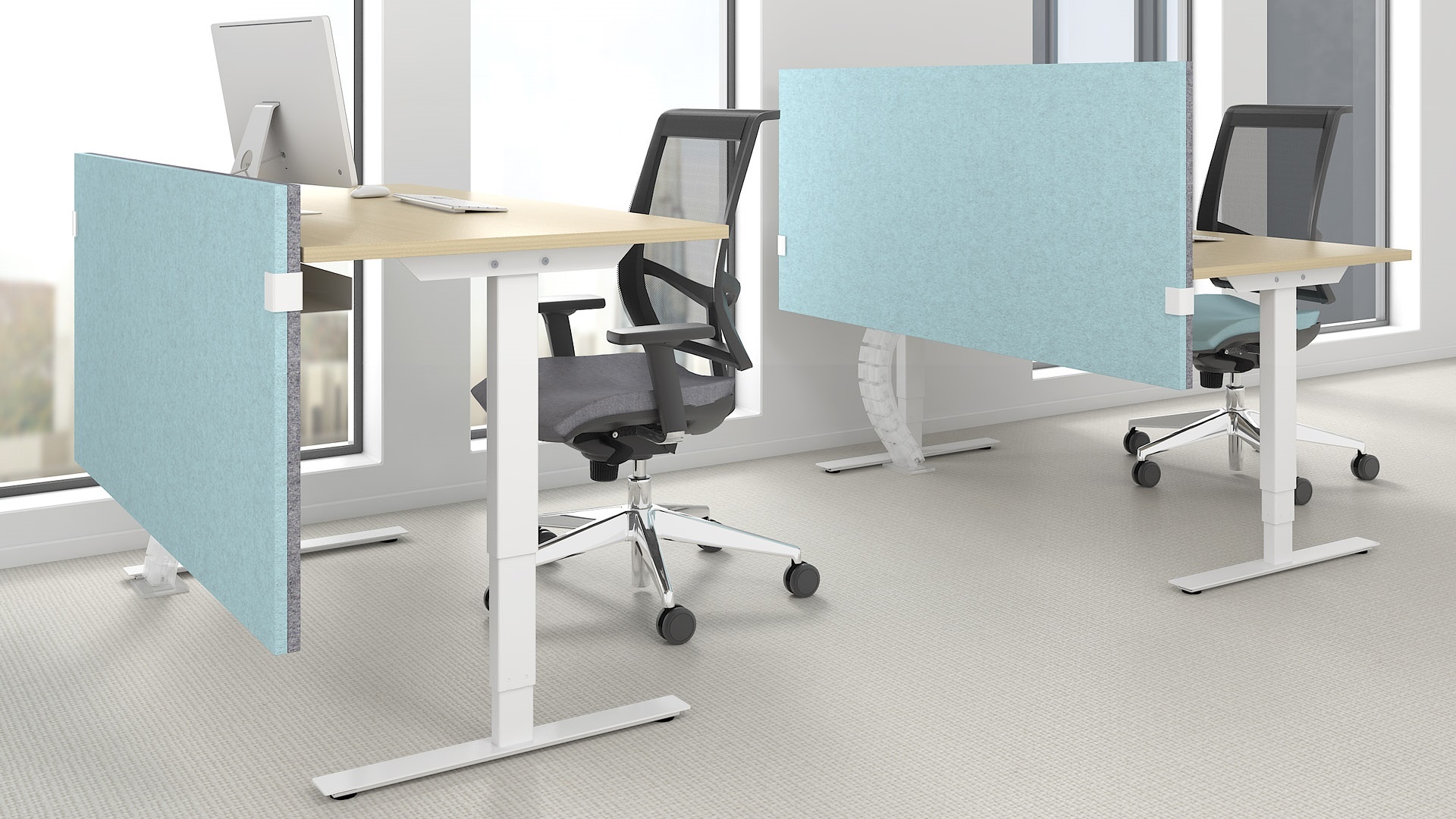 Narbutas Modus bureauscherm - Design Online Meubels