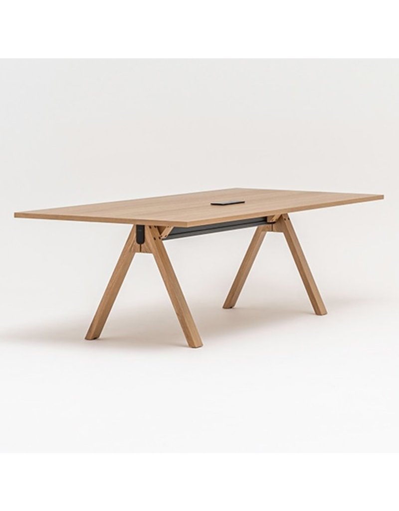 MDD MDD Viga modulaire meetingtafel met fineer blad