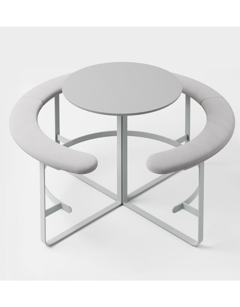 +Halle +Halle Picnic ronde bank met  tafel Ø 180 cm