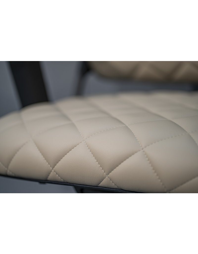 Klöber Klober Connex leren bureaustoel met diamant stiksel