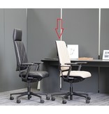 Klöber Klober Connex leren bureaustoel met diamant stiksel