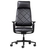 Klöber Klober Connex hoge leren bureaustoel met diamant stiksel