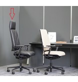 Klöber Klober Connex hoge leren bureaustoel met diamant stiksel