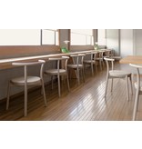 CondeHouse Conde House Kotan houten design eetkamer / restaurantstoel met (leren) kussen