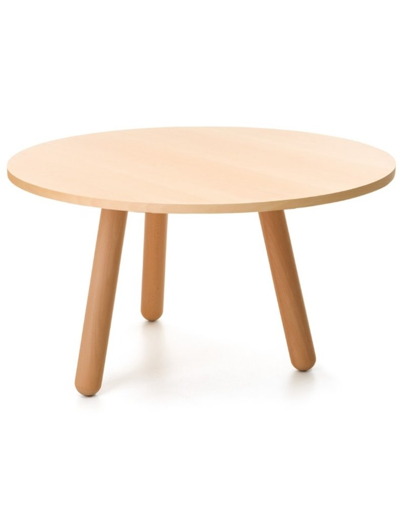 DUM DUM Beech connect 71 ronde vergadertafel