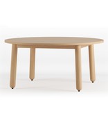 DUM DUM Beech connect 71 ronde vergadertafel