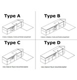 Bralco Bralco Arche management bureau met dressoir