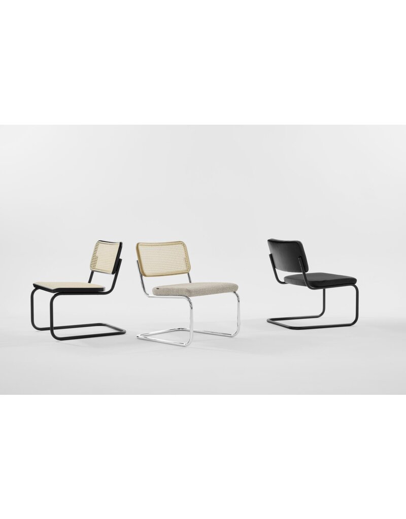 Thonet Thonet S 32 L loungefauteuil van gevlochten riet