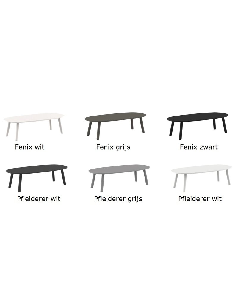 Functionals Functionals Monolite ovale vergadertafel