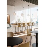Thonet Thonet S 220 H kruk met houten zitting