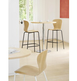 Thonet Thonet S 220 H kruk met houten zitting