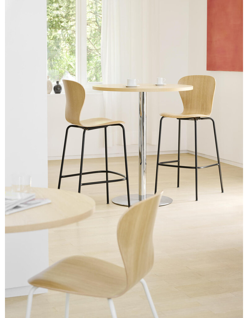 Thonet Thonet S 220 H kruk met houten zitting