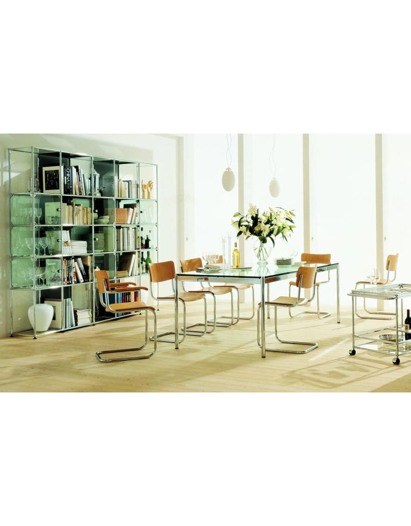 Thonet Thonet S 43 F buizen frame stoel met armleggers