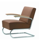 Thonet Thonet S 411 design  lederen fauteuil