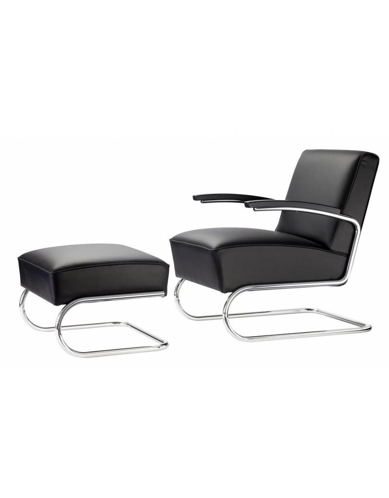 Thonet Thonet S 411 design  lederen fauteuil