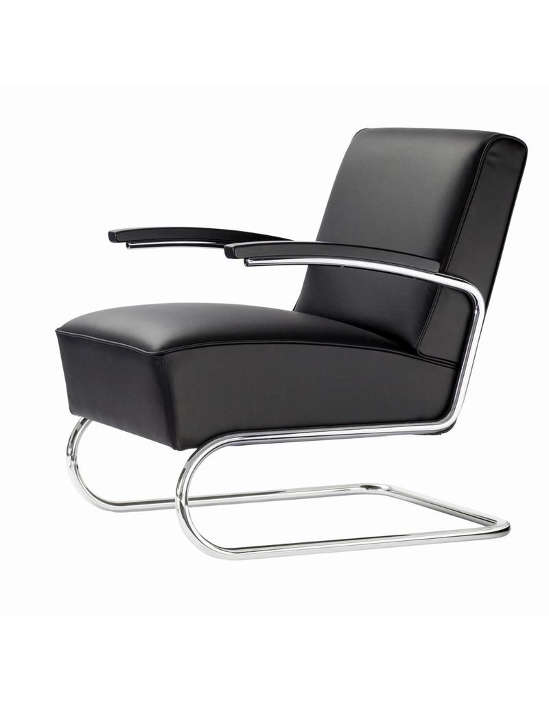 Thonet Thonet S 411 design  lederen fauteuil