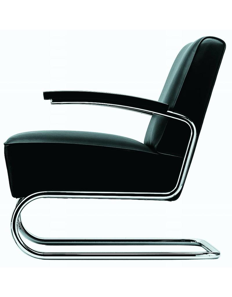Thonet Thonet S 411 design  lederen fauteuil