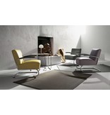 Thonet Thonet S 411 design  lederen fauteuil