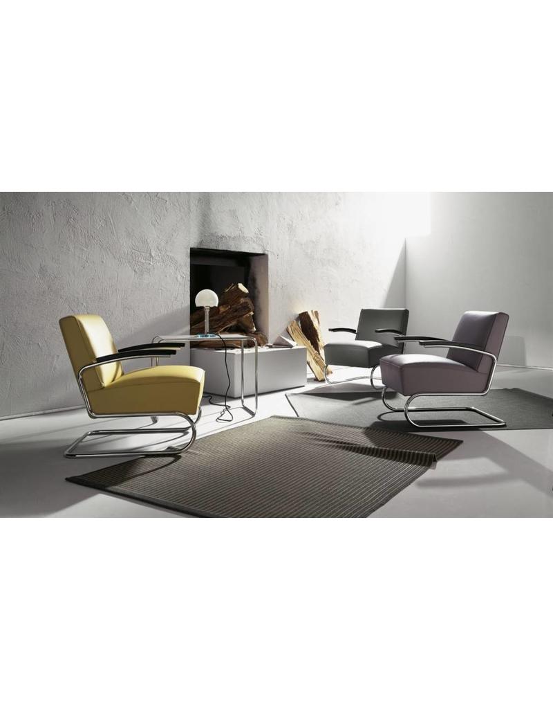 Thonet Thonet S 411 design  lederen fauteuil