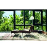 Thonet Thonet S 411 lederen design Hocker