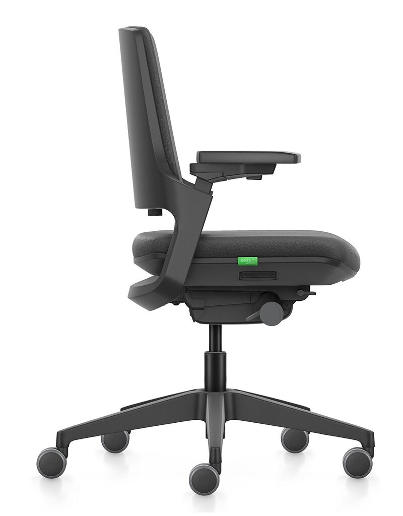 Se7en Se7en Premium LX004 bureaustoel met beklede rugleuning