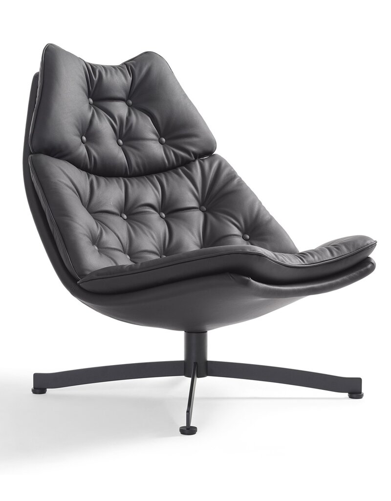 Artifort Artifort F 587 leren lounge chair