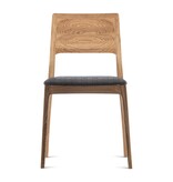 Estetica home Estetica home Vero stapelbare houten stoel met kussen
