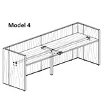 Bralco Bralco Outline modulaire receptiebalie