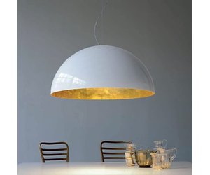 lavendel Uitgaven draad Oluce Sonora hanglamp met gouden binnenkant - Design Online Meubels