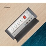 MDD MDD OGI-A modulaire vergadertafel bootvorm