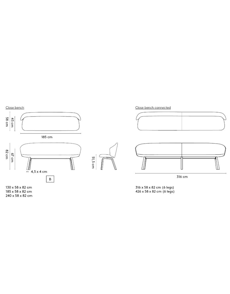 Arco Arco Close bench