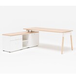 MDD MDD OGI-W bureau met vaste kast