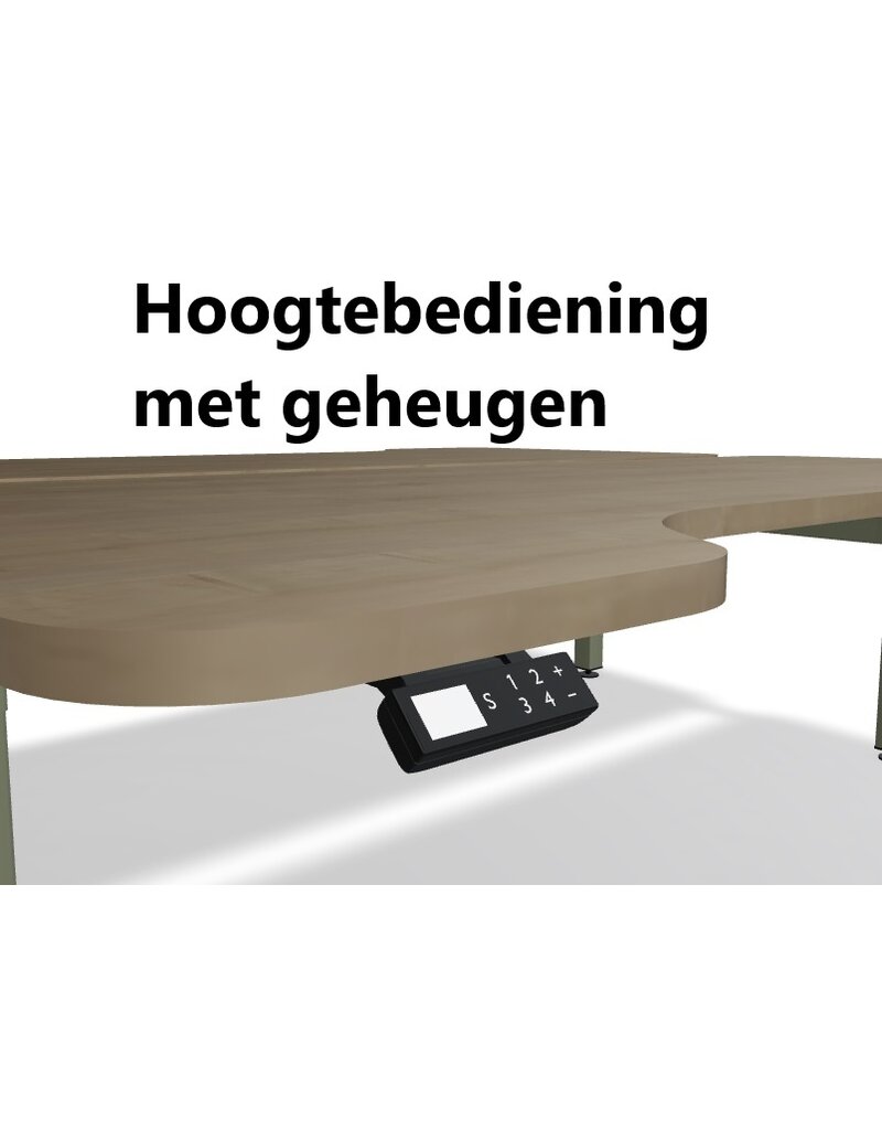 MDD MDD OGI Drive zit-sta 2-persoons bureau-eiland