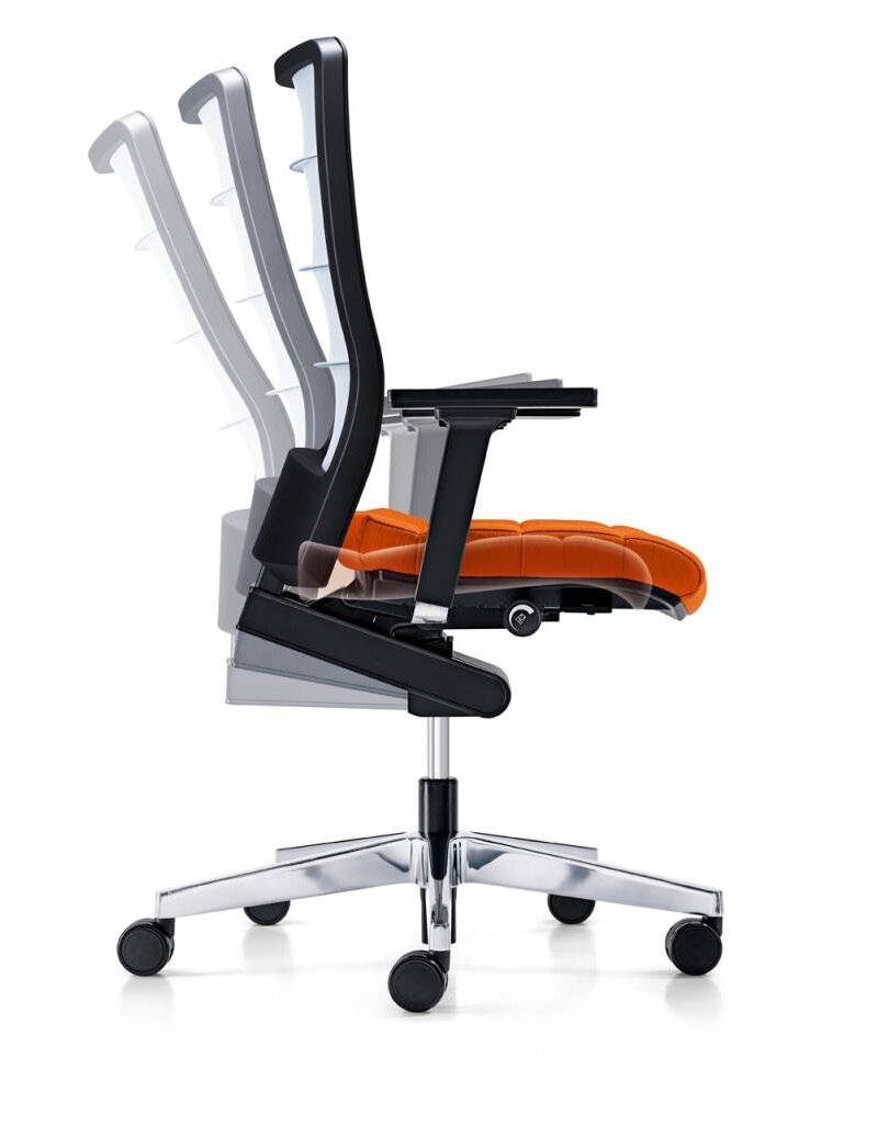 Interstuhl Interstuhl AirPad bureau stoel met 4D armleuningen, actiemodel