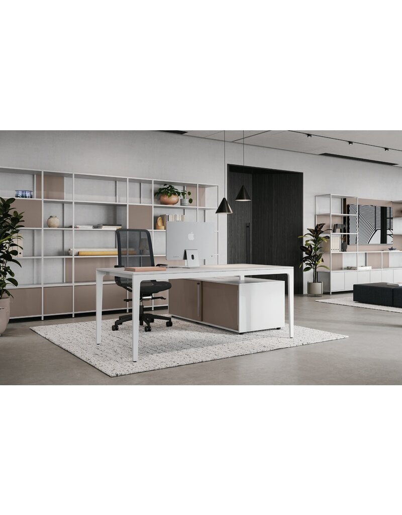 Frezza Frezza Alplus bureau met vast dressoir