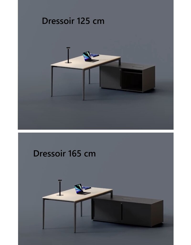 Frezza Frezza Alplus bureau met vast dressoir