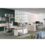 Palmberg Palmberg  Pensum U in hoogte instelbaar bureau